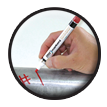 IMC Markers Solid Stick Paintmarker marks on metal - Dixon RediPaint Marker Alternative